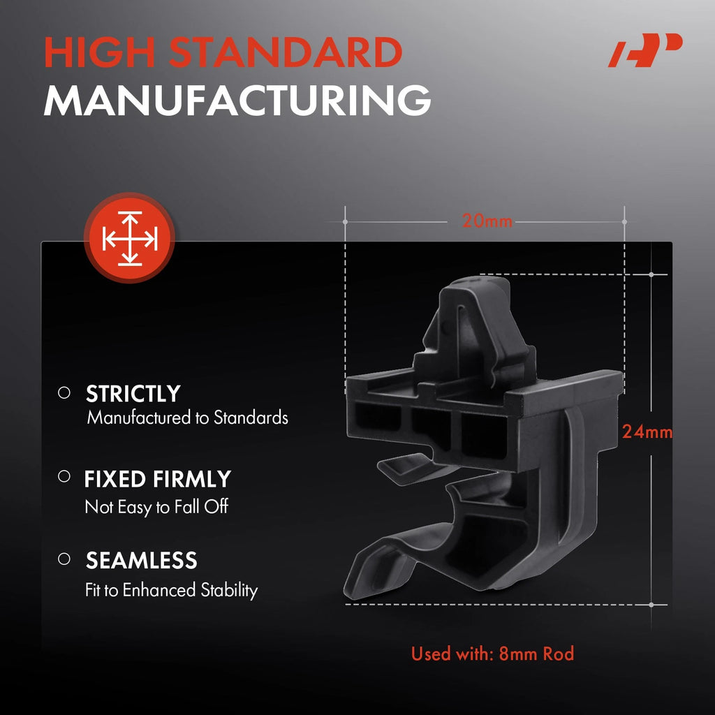 20Pcs Nylon Hood Support Prop Rod Clips for Hyundai