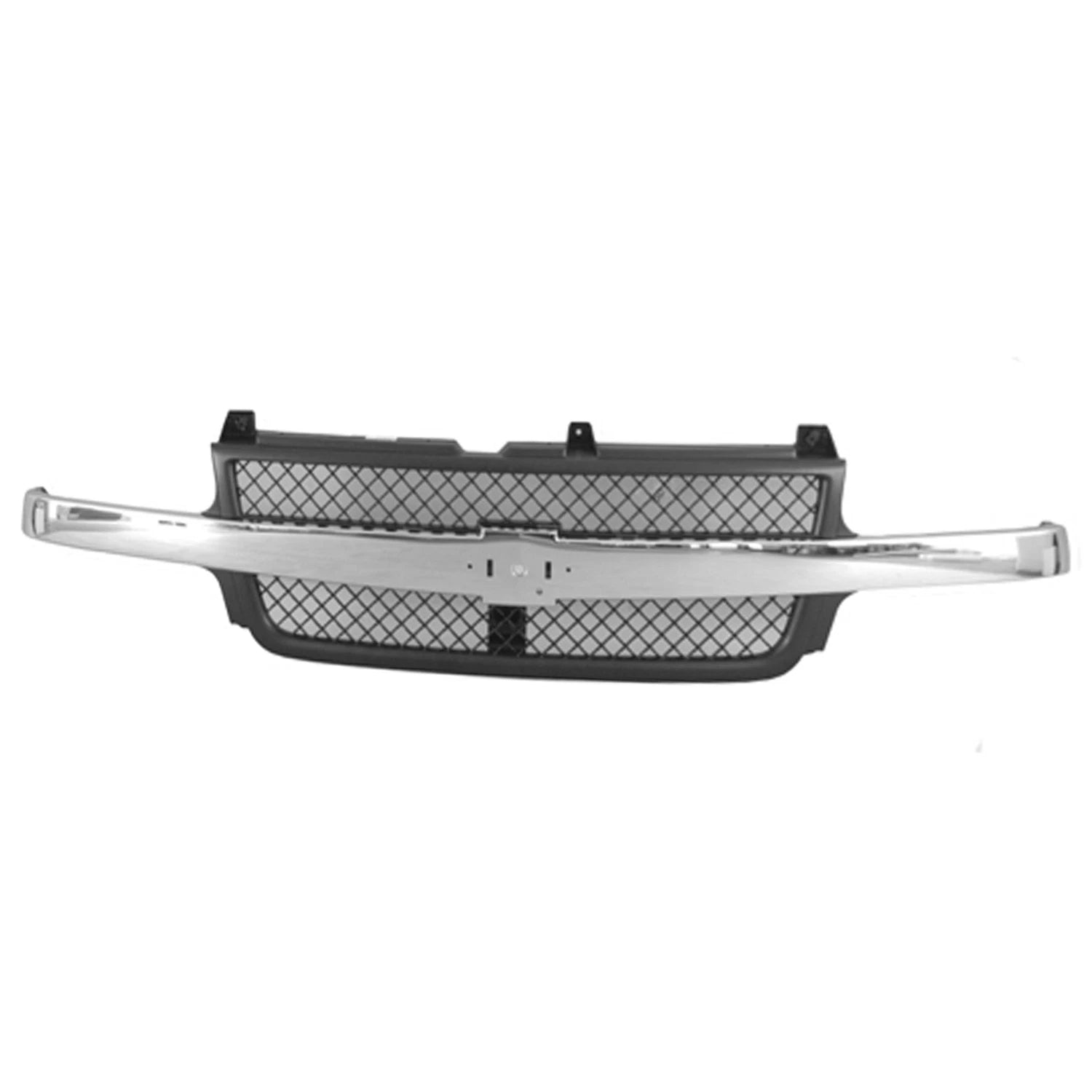 Replacement Black Chrome Plastic Front Grille for Volkswagen Amarok (2010–2022)