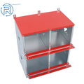 4 Compartment Metal Nesting Boxes for Hens (Wall Mount)