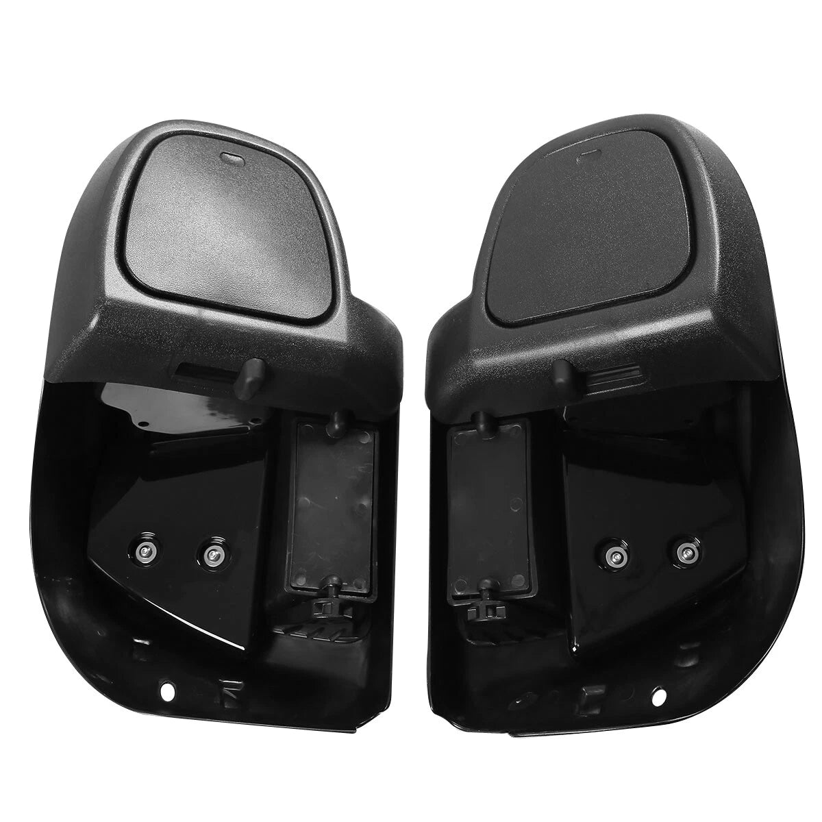 Lower Vented Fairings for Harley Touring Electra Glide (2015–2024) Vivid Black