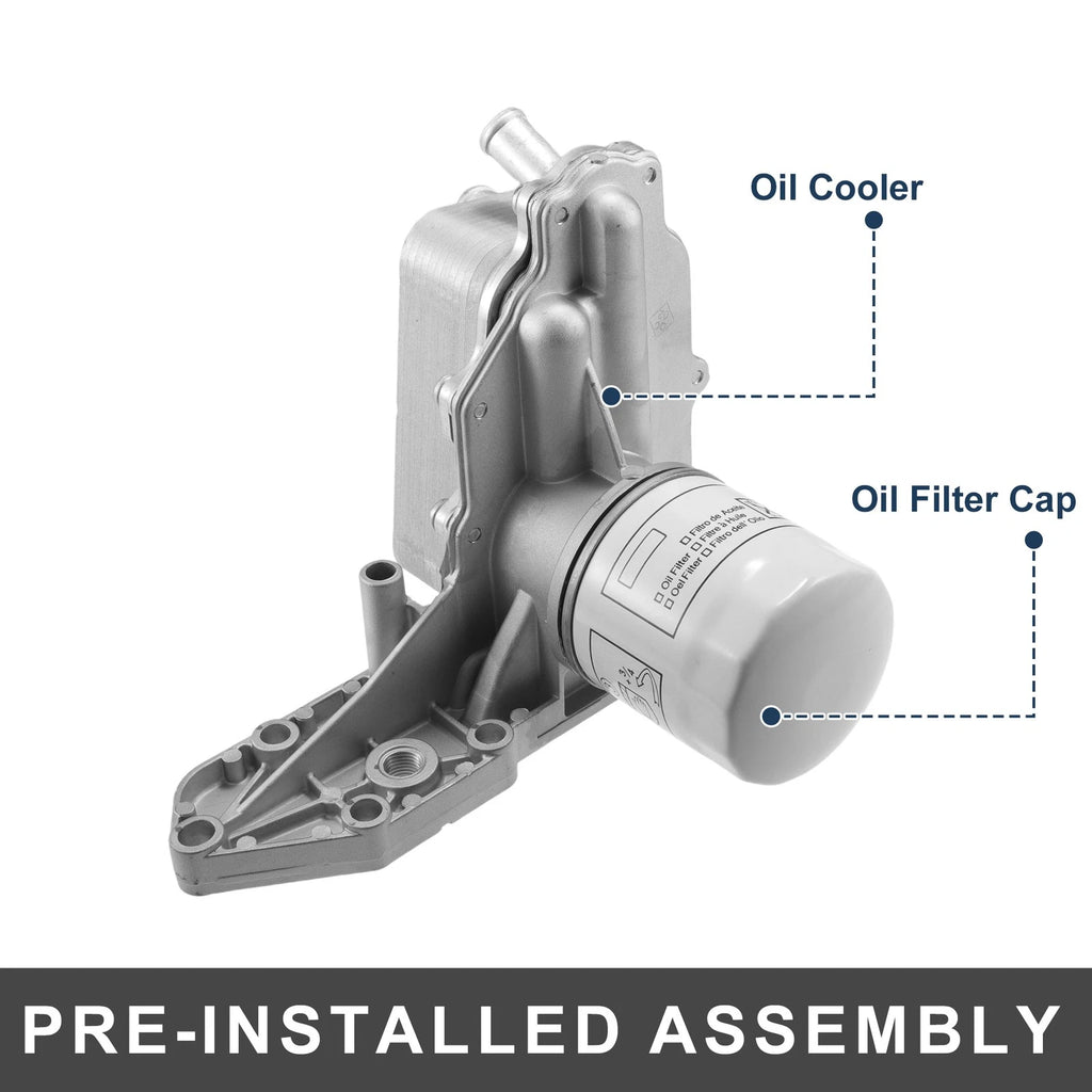 Engine Oil Cooler Filter Housing with Seals for Ford Transit (No. 1755226)