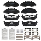 Set of 4 Brake Pads for Ford F-150 (1999–2004) Lincoln Blackwood (2002)
