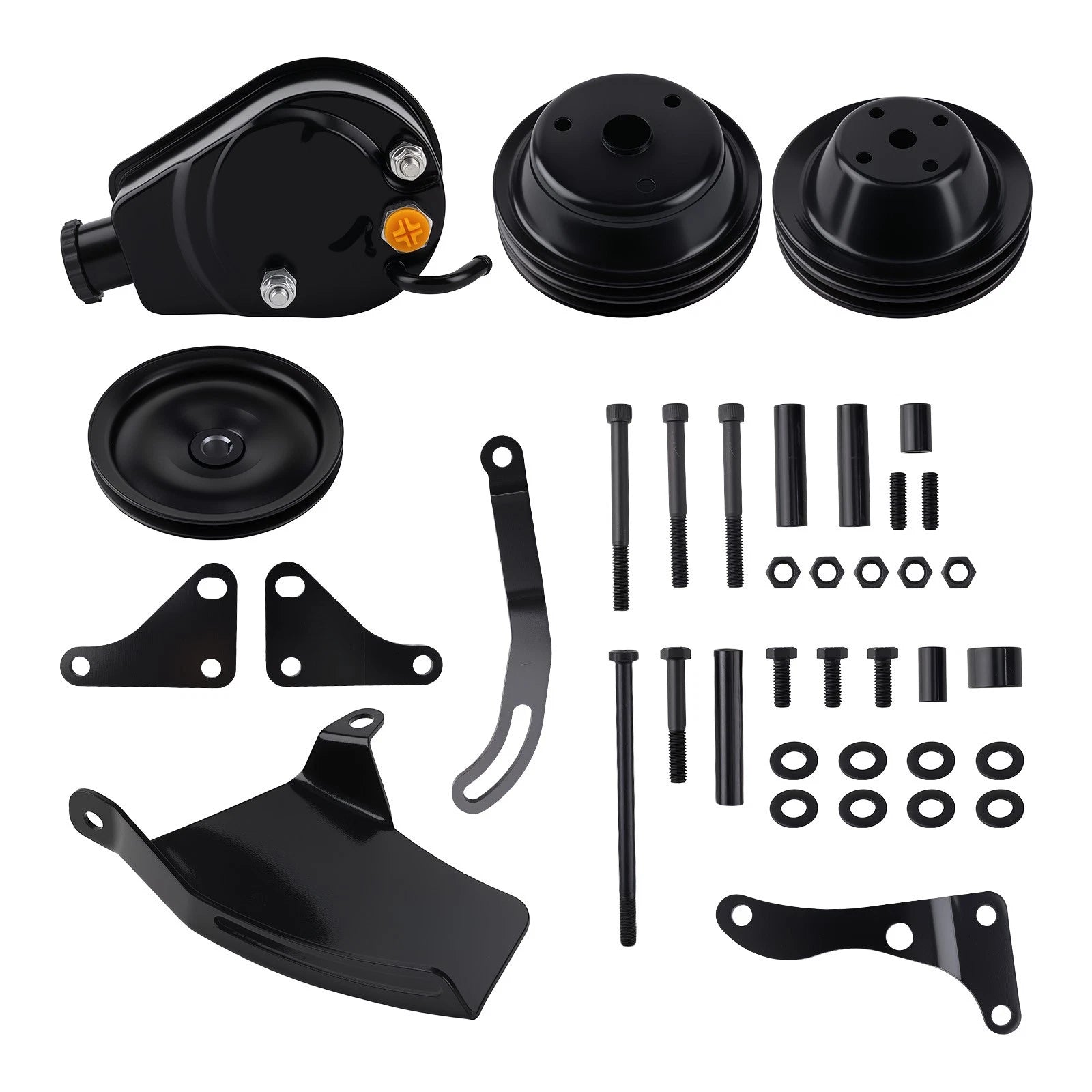 Alternator Bracket & Pulley Kit for SBC Engines (1958–1986)