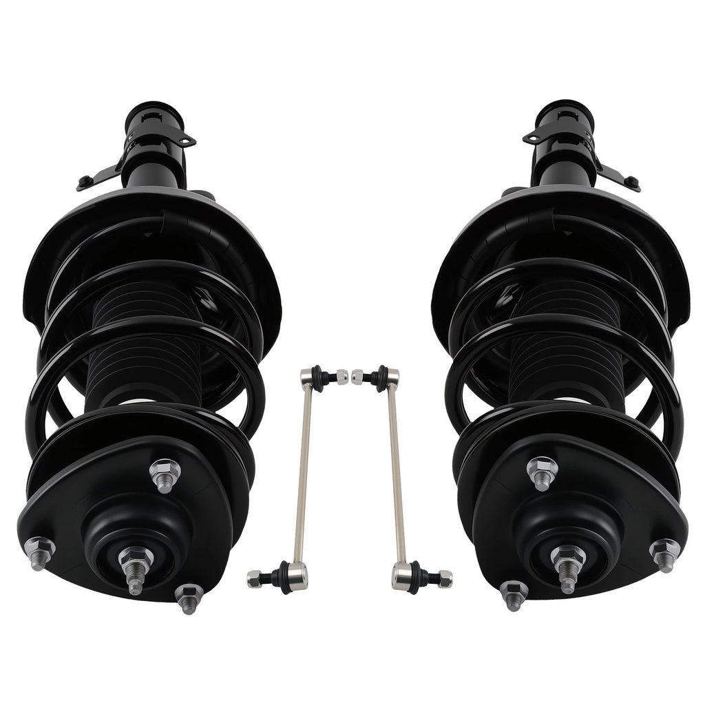 Set of 4 Front Struts & Sway Bar Links for Honda Odyssey (2005–2007)