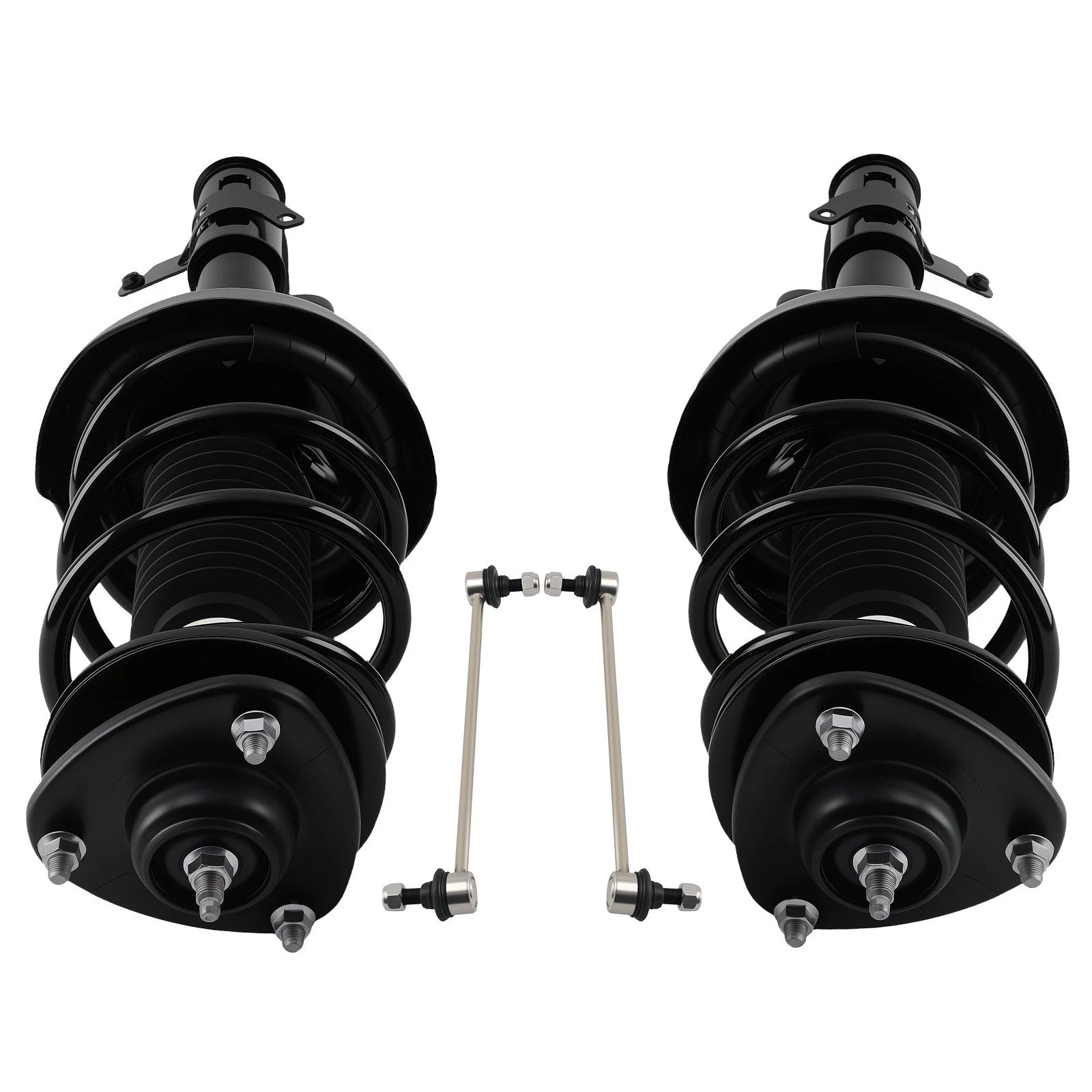 Set of 4 Front Struts & Sway Bar Links for Honda Odyssey (2005–2007)