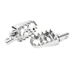 MX Style Foot Pegs for Harley Sportster XL1200 883 Chrome (2004-2023)