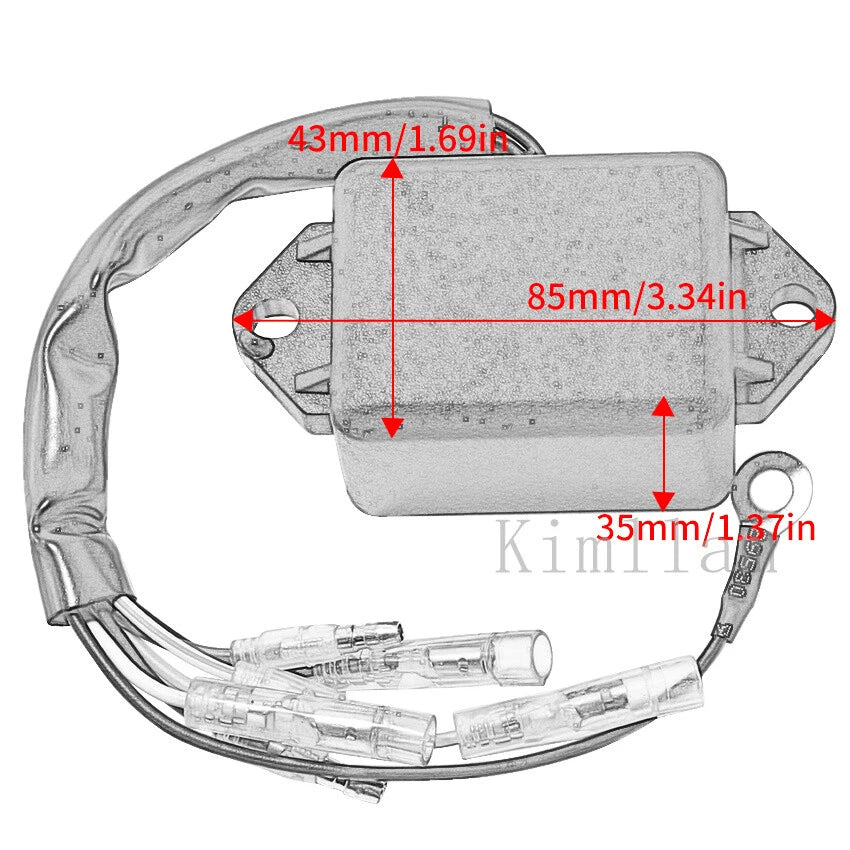 CDI Igniter for Yamaha Outboard 48HP 8HP 5HP 55HP 6HP (696-85540-11, 696-85540-12)