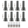 Set of 8 Iridium Spark Plugs & Coil Boots for Ram 1500 V8 (2009–2010)