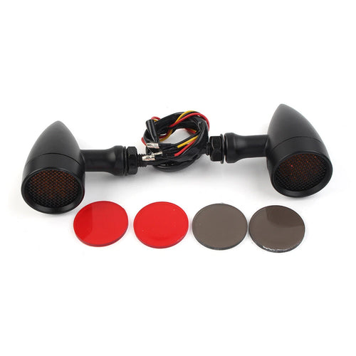 1 Pair Amber LED Turn Signal Blinker for Harley Honda