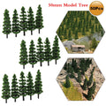 50pcs 1.96" Model Trees for Diorama Scenery (Wargame, Train, Park)