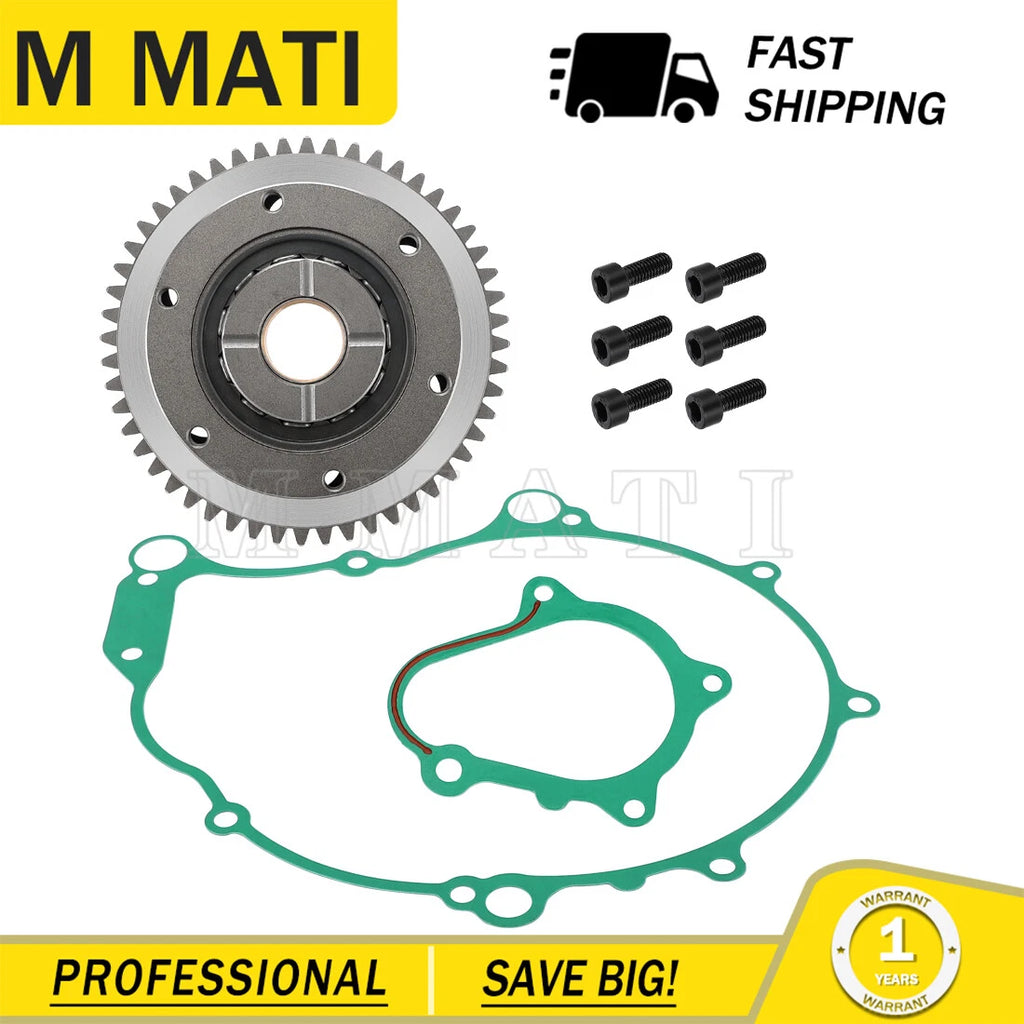 One Way Bearing Starter Clutch Gear Gasket Kit for Yamaha Raptor 660 (2004–2005)