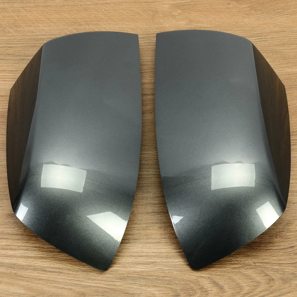Pair of Magnetic Gray Painted Mirror Caps for Toyota Tundra Sequoia (2011–2019)