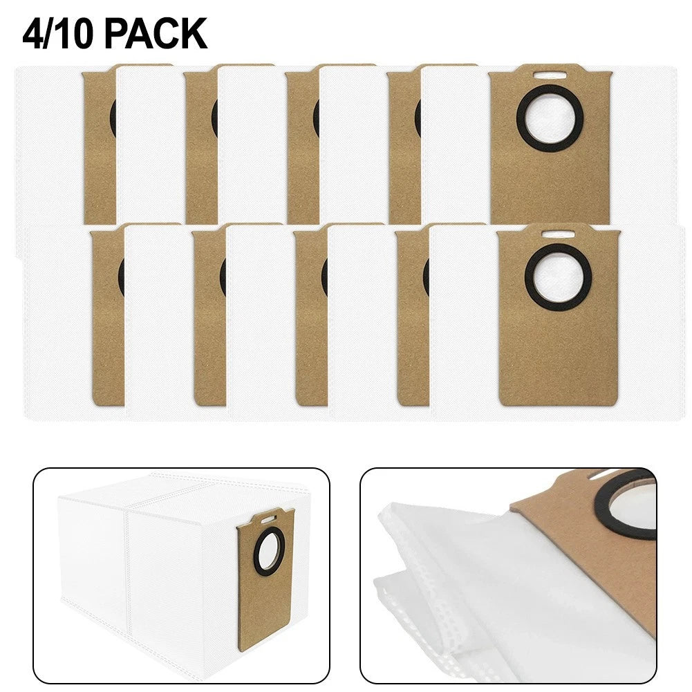 Set of 4 Dust Bags for Midea VCR S6 Plus Robot (Compatible)