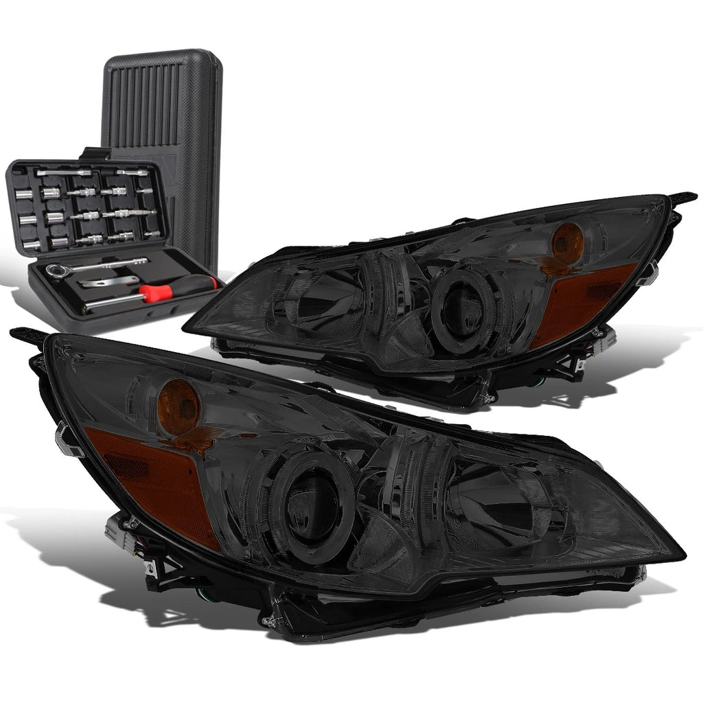 Smoked Amber Signal Projector Headlight for Subaru Outback (2010–2014)