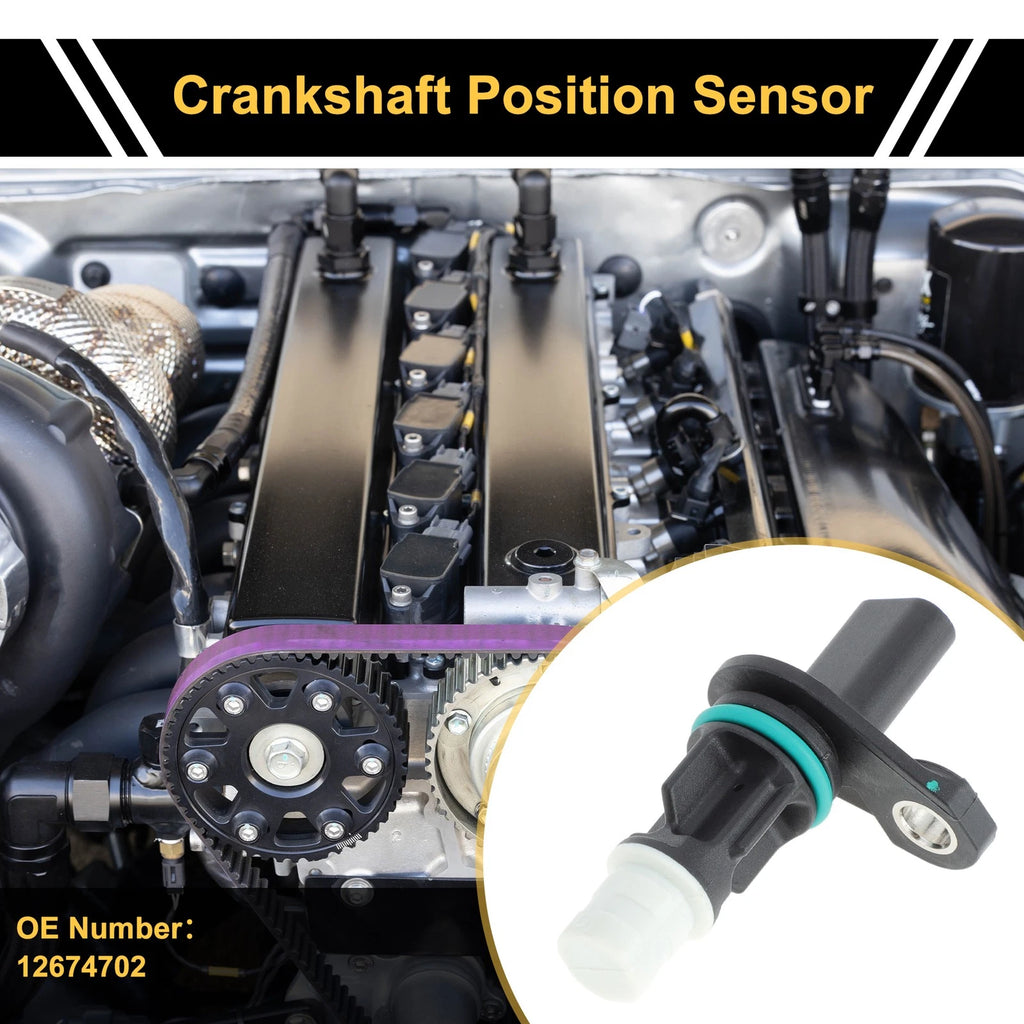 1 Pc Crankshaft Position Sensor No.12674702 for Chevrolet Camaro (2016–2018)