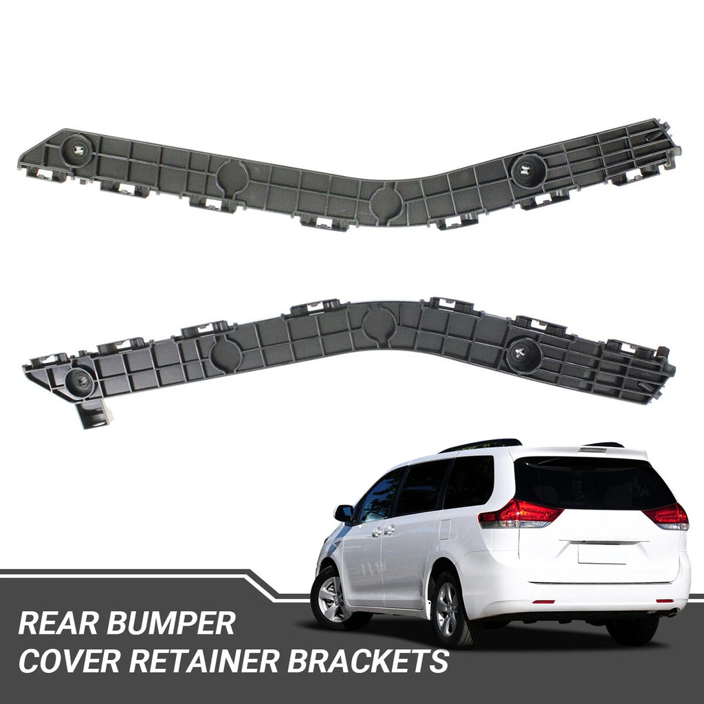Rear Bumper Cover Retainer Bracket Set for Toyota Sienna (2011–2020)