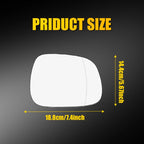 Heated Right Rearview Side Mirror Glass for BMW X3 (2010–2014)