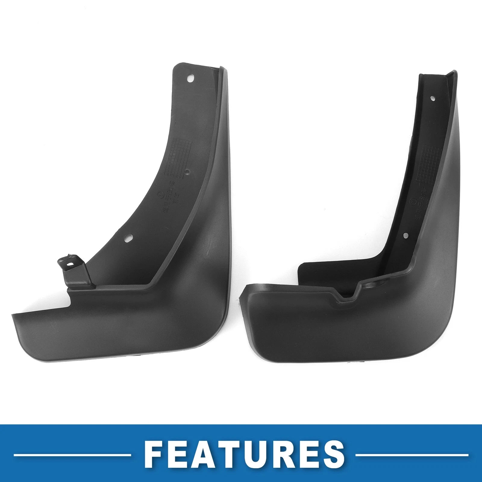Set of 2 Front & Rear Mud Flap Splash Guards for Nissan Kicks P15 (2016–2023)