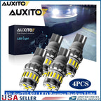 4X T15 921 LED Backup Reverse Light Bulb 2400LM Xenon White (Error Free)