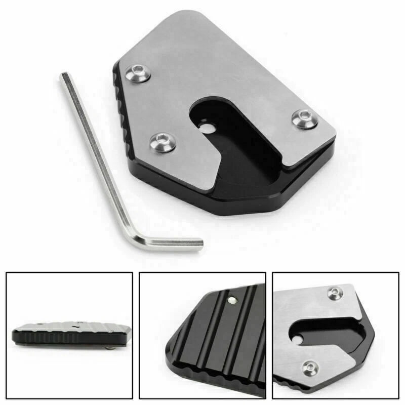 CNC Kickstand Side Stand Plate Extension Pad for Suzuki DL650 V-Strom (2012–2019)
