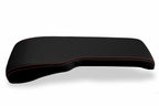 Console Lid Bench Seat Cover for Toyota Tacoma (2001–2004) Carbon Fiber Red Stitch