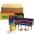 Set of 6 Mann Filters Denso U-Groove Spark Plugs for Audi 3.2 V6 (BKH)