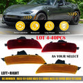 Set of 4 Front Rear Side Marker Lights for Mazda Miata MX-5 (2016–2023)