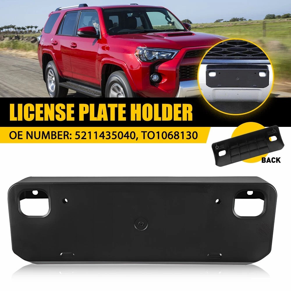 Front Textured License Plate Bracket for Toyota 4Runner (2014–2023) 5211435040