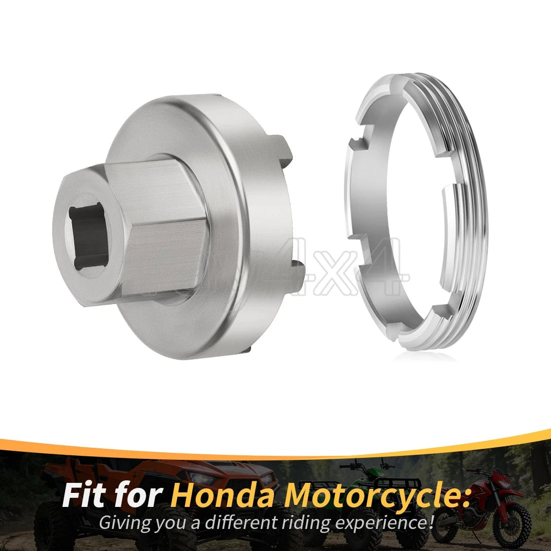 44mm Rear Wheel Bearing Retainer & Tool Set for Honda CR125R/250R/500R (1984–2001)