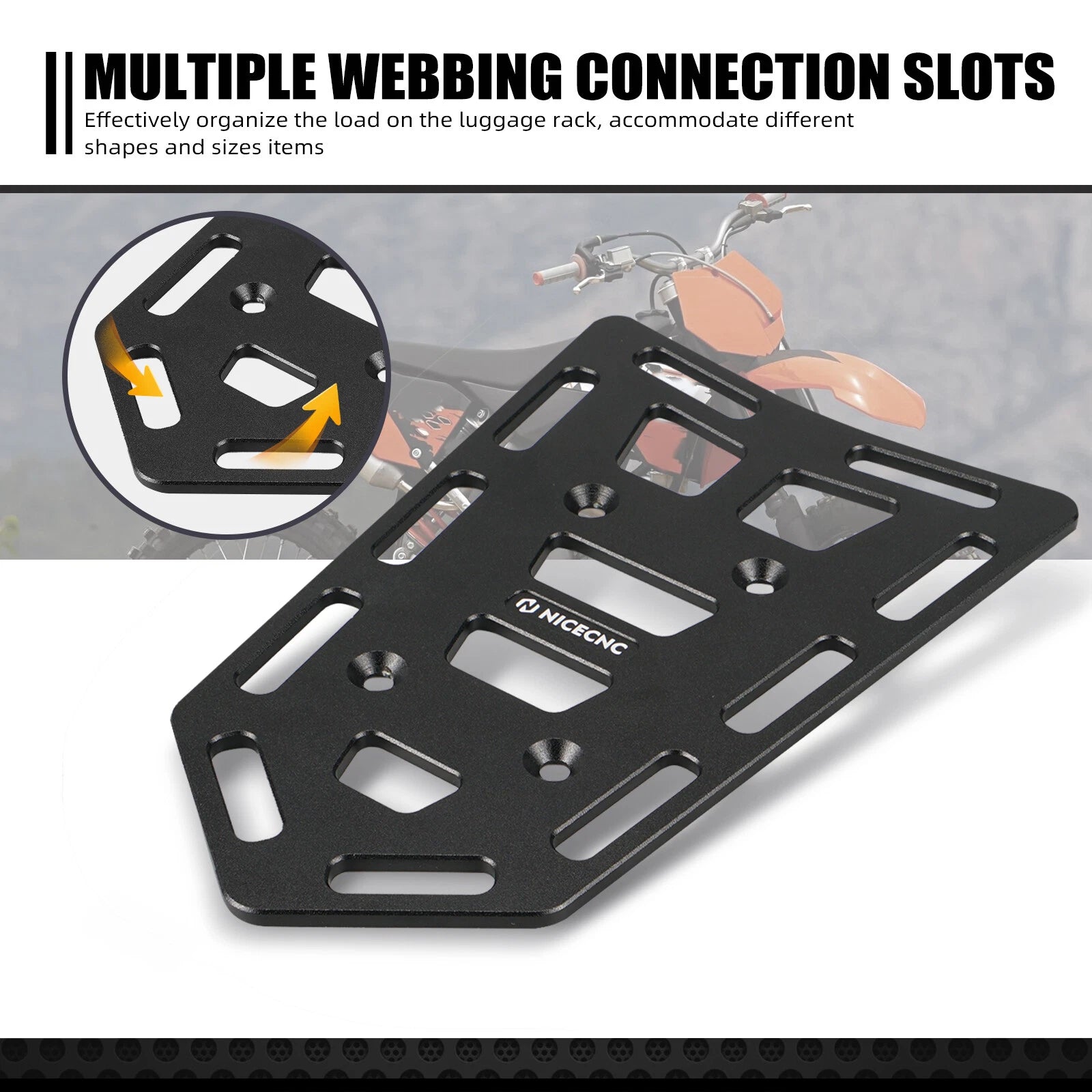 Tail Luggage Rack Kit for Husqvarna TC TE FC FE TX FX (2014–2025)