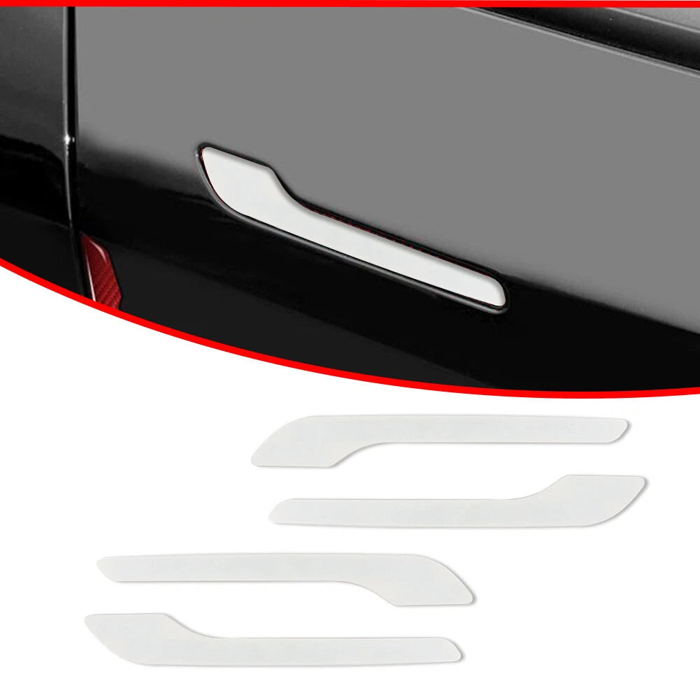 Set of 4 Door Handle Cover Stickers for Tesla Model 3 Y (2017–2023)