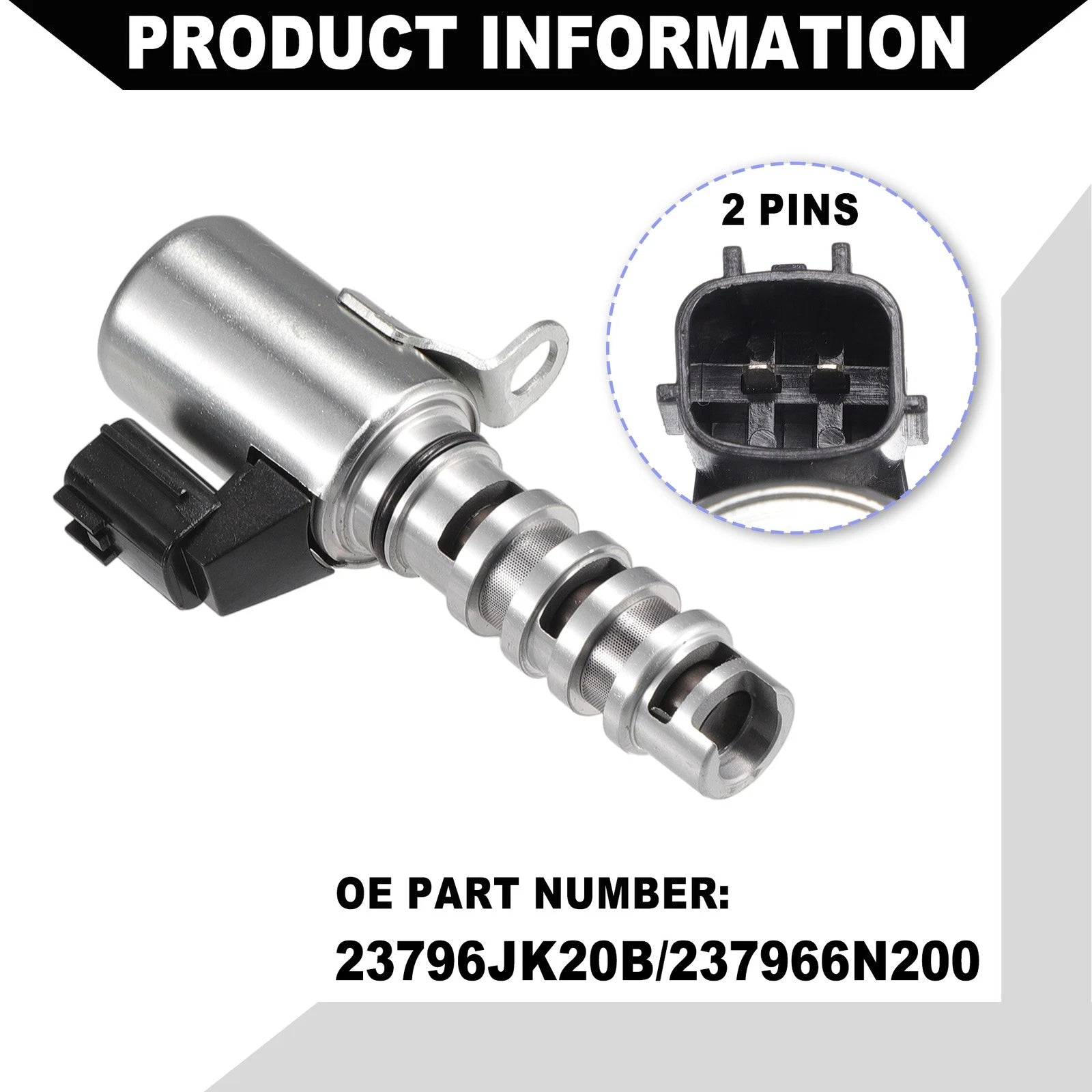 2X VVT Solenoid for Infiniti EX35 (2008–2012) No. 23796JK20B