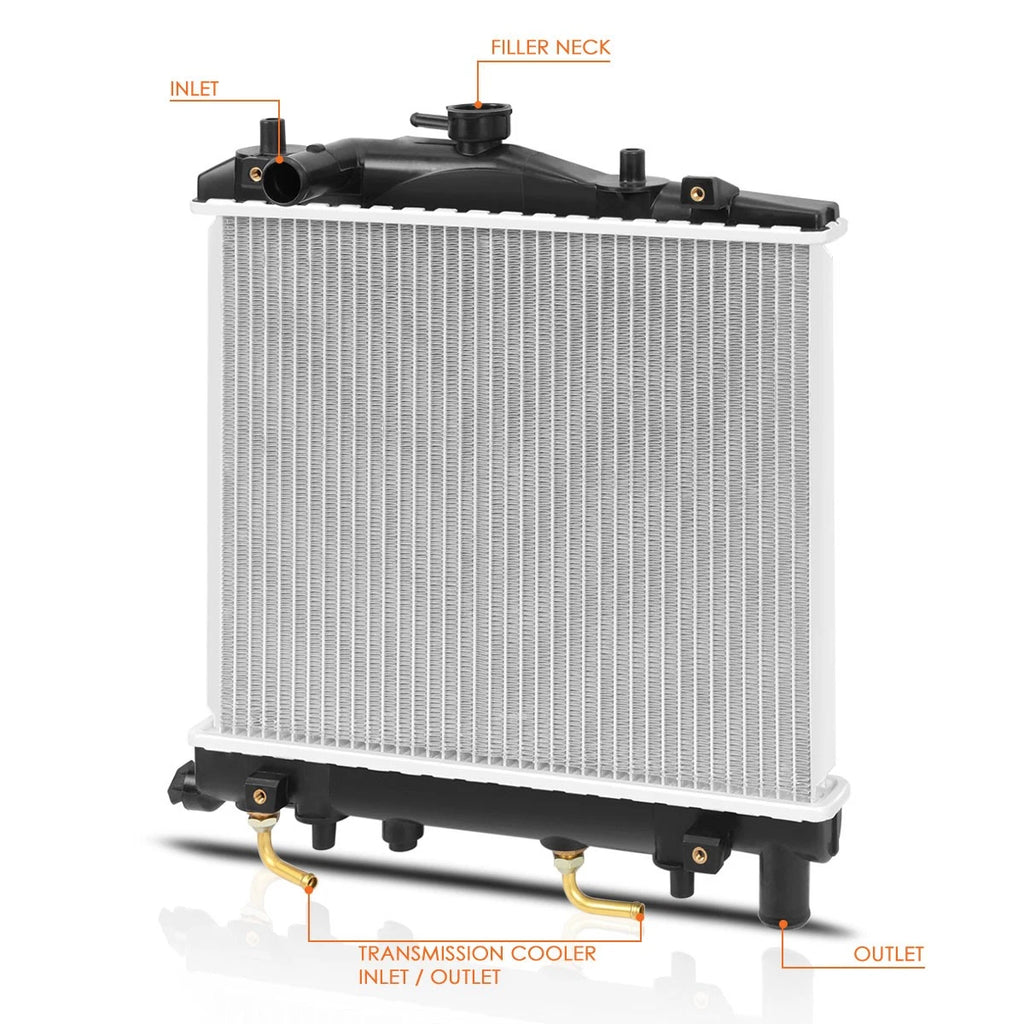 Aluminum Cooling Radiator for Ford Festiva (1988–1993) DPI-263