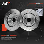 Drilled Brake Rotors Front & Rear for Toyota Camry 2018–2023 (4)