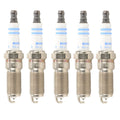 Set of 5 Bosch Double Platinum Spark Plugs for Chevrolet GMC Isuzu Hummer