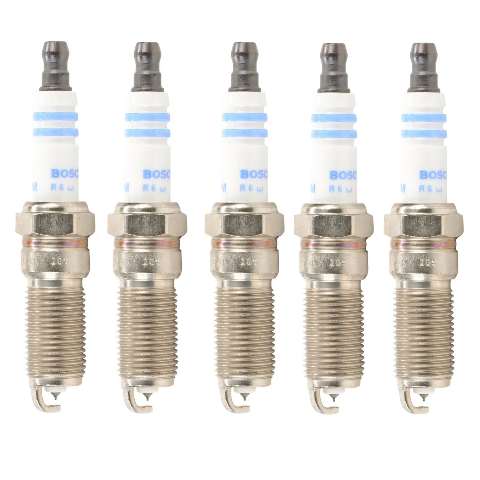 Set of 5 Bosch Double Platinum Spark Plugs for Chevrolet GMC Isuzu Hummer