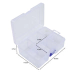 Small Parts Organizer Box with Lid for Nuts Screws Fishing Gear