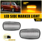 2X Front Bumper Side Clear Marker Signal Lights for Scion xA (2004–2006)