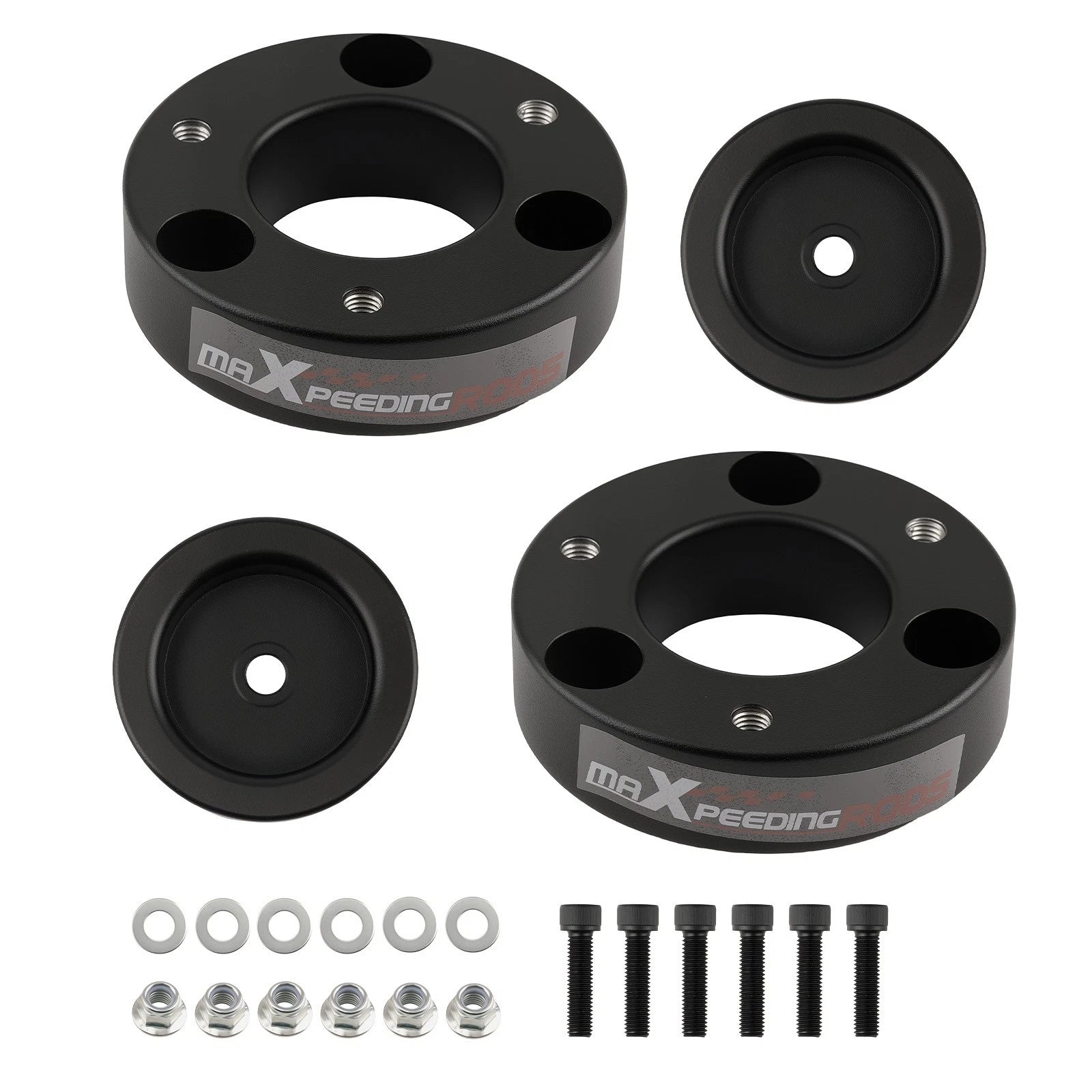 2" F+R Spacer System For Dodge Ram 1500 4WD 2009-2023 Anodized Aluminum