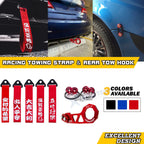 Rear Tow Hook Towing Strap Decoration Kit for Universal Fit (JDM, 2020–2024)