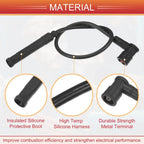 5pcs Spark Plug Wire Ignition Coil Cable for BMW 3 Series E30 E36