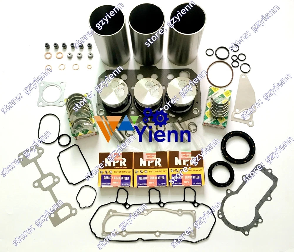3YM20 Overhaul Rebuild Kit for Yanmar Marine Engine