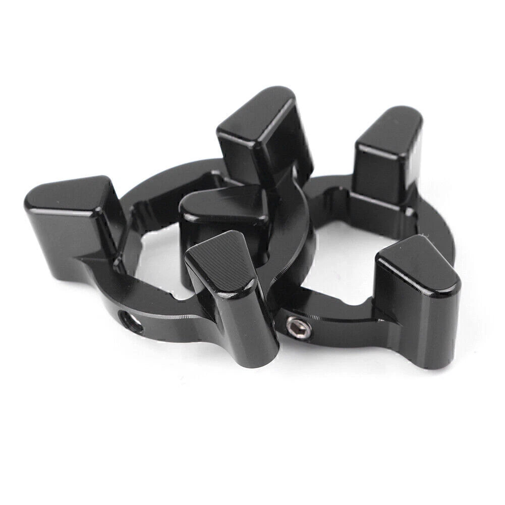 Set of 4 CNC Anodized Fork Preload Adjusters for Universal Motorcycle (14/17/19/22mm)