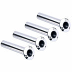 4PC Heavy Duty Stainless Steel Flush Mount Fishing Rod Holders