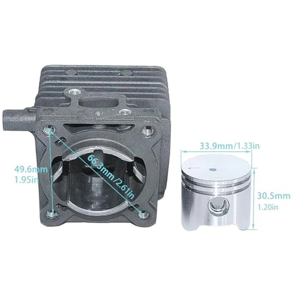 34mm Copper Cylinder Valve with Muffler Gasket for FS75 FS85