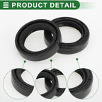 Set of 5 Oil Seal Ring for Rotary Shaft 22x32x7mm NBR Rubber
