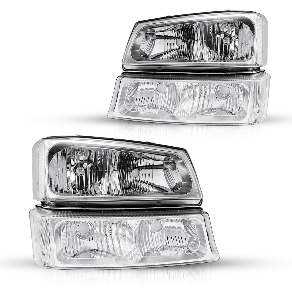 Headlight Assembly for Chevy Silverado 1500 2500HD (2003–2007)