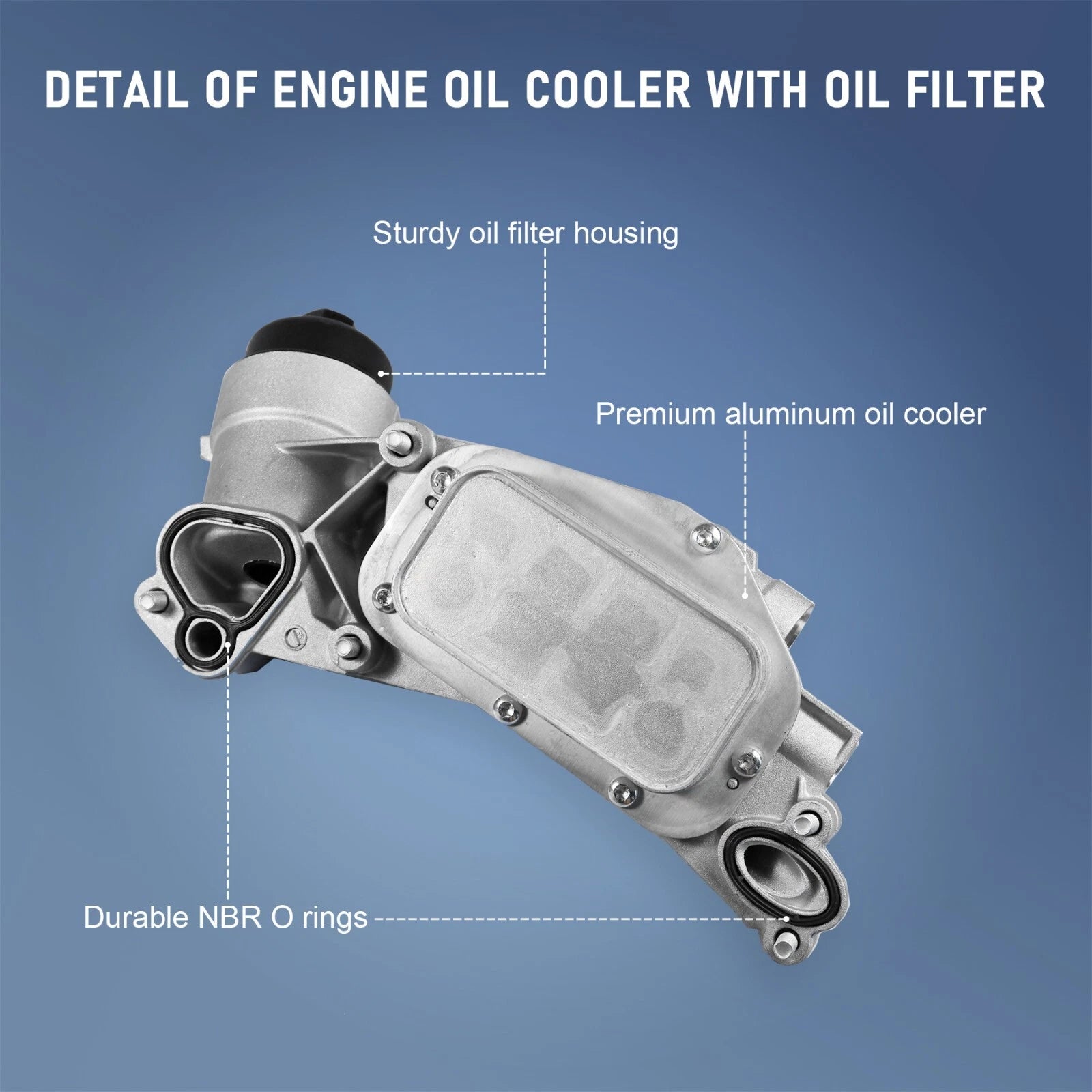 Engine Oil Cooler Filter Housing for Chevy Cruze Aveo (2011-2019)