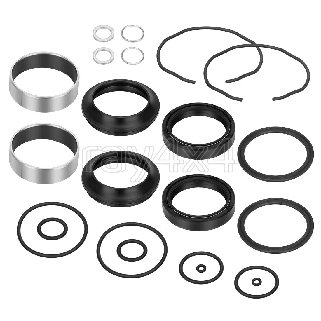 Front Fork Bushing Dust Oil Seals Kit for Suzuki GSXR 600 GSXR 750 (2004–2005)