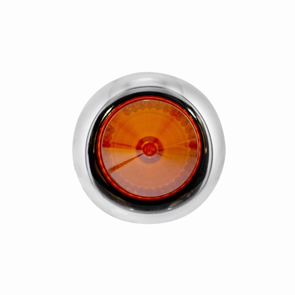 LED Mini Spike Light Amber Lens Dual Function for SS Bezel Clearance Marker (—)